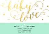 Baby Love - Invitación Para Baby Shower